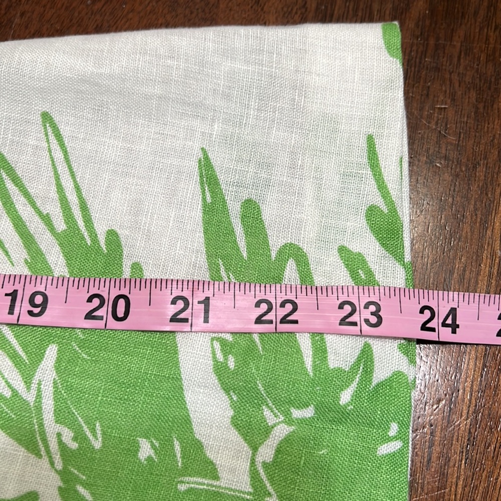 Coldwater Creek White Green Floral Print Linen Wrap Skirt Sz M NWT $80 - Picture 14 of 14